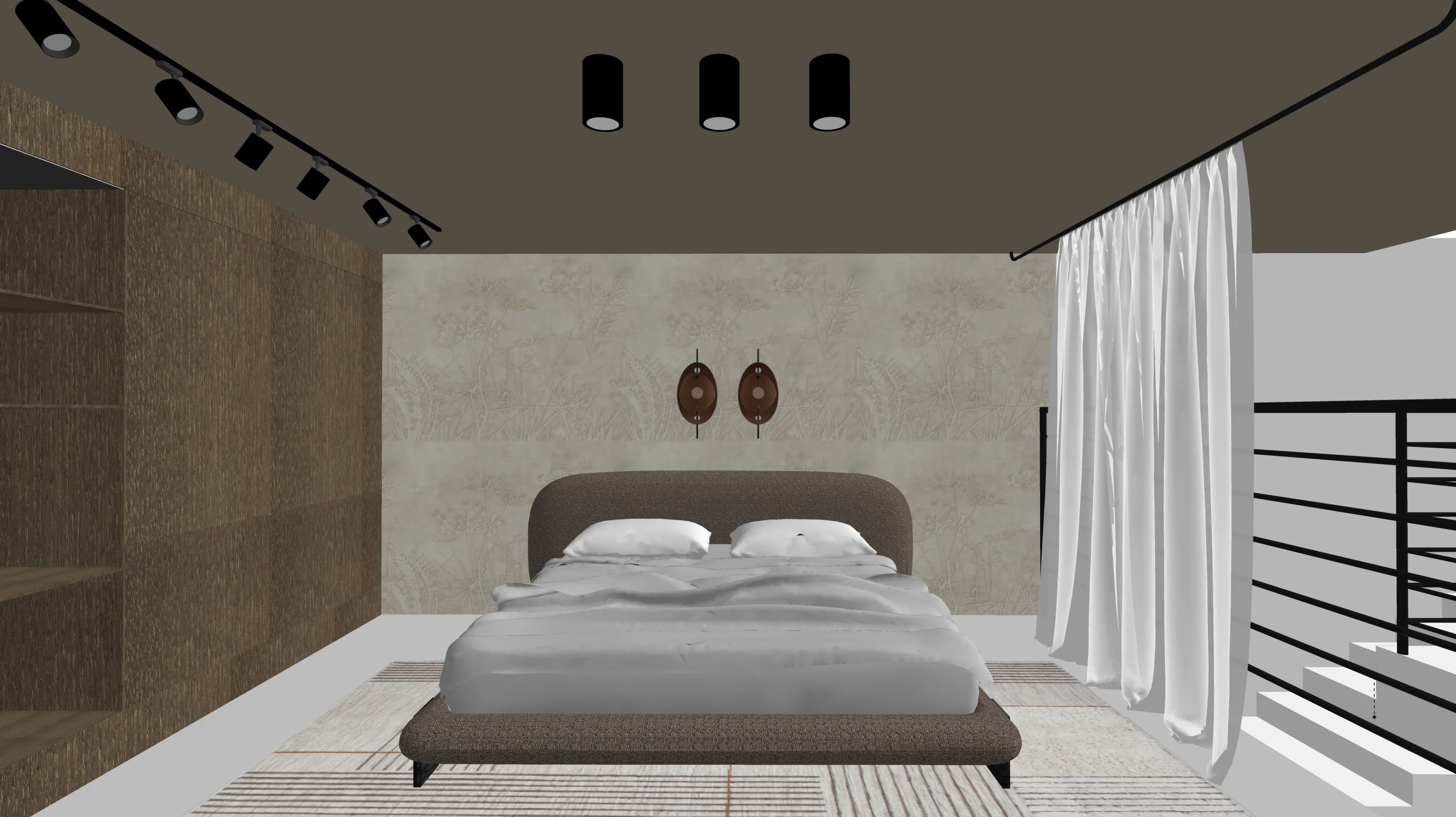 Upstairs Rihutim bedroom - the plan 01